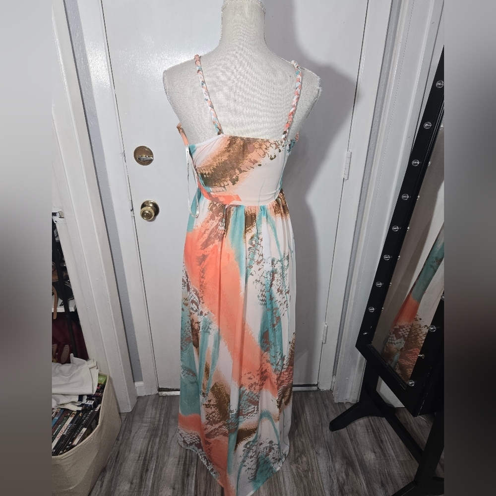 Boston Proper Women's Maxi Dress Emroidered And Studded Detail Sz 0 - Picture 6 of 10